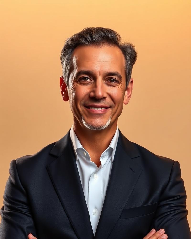 Retrato profissional de Ricardo Nogueira, executivo do setor de logística