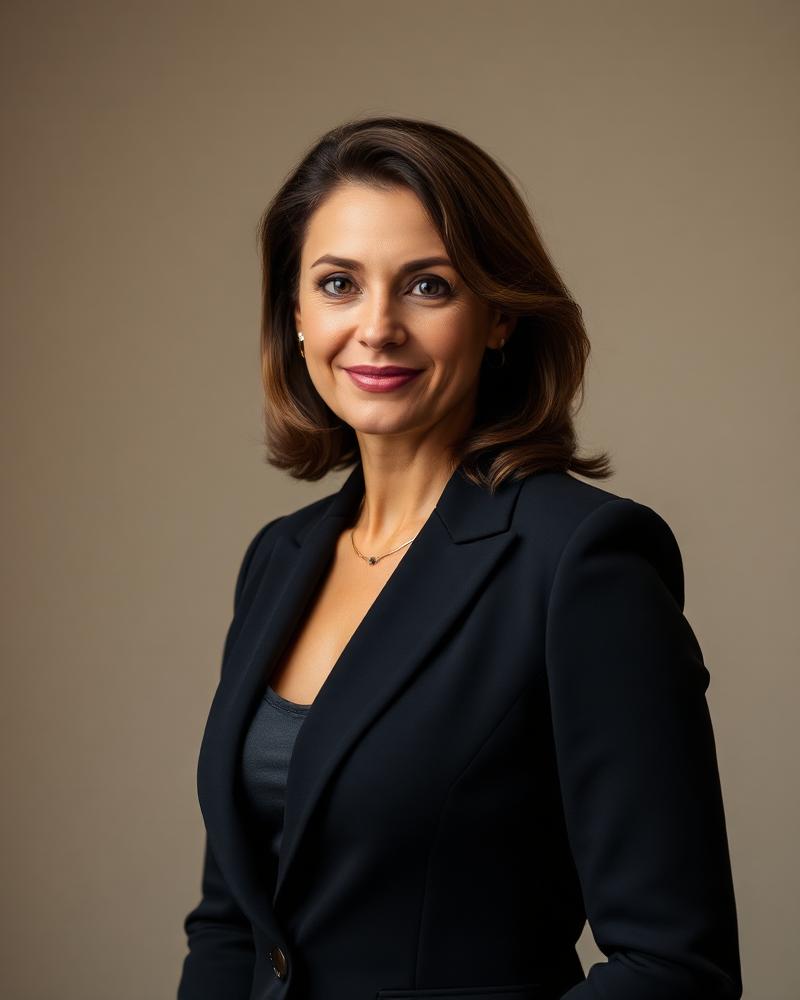 Retrato profissional de Camila Ferraz, executivo do setor de logística